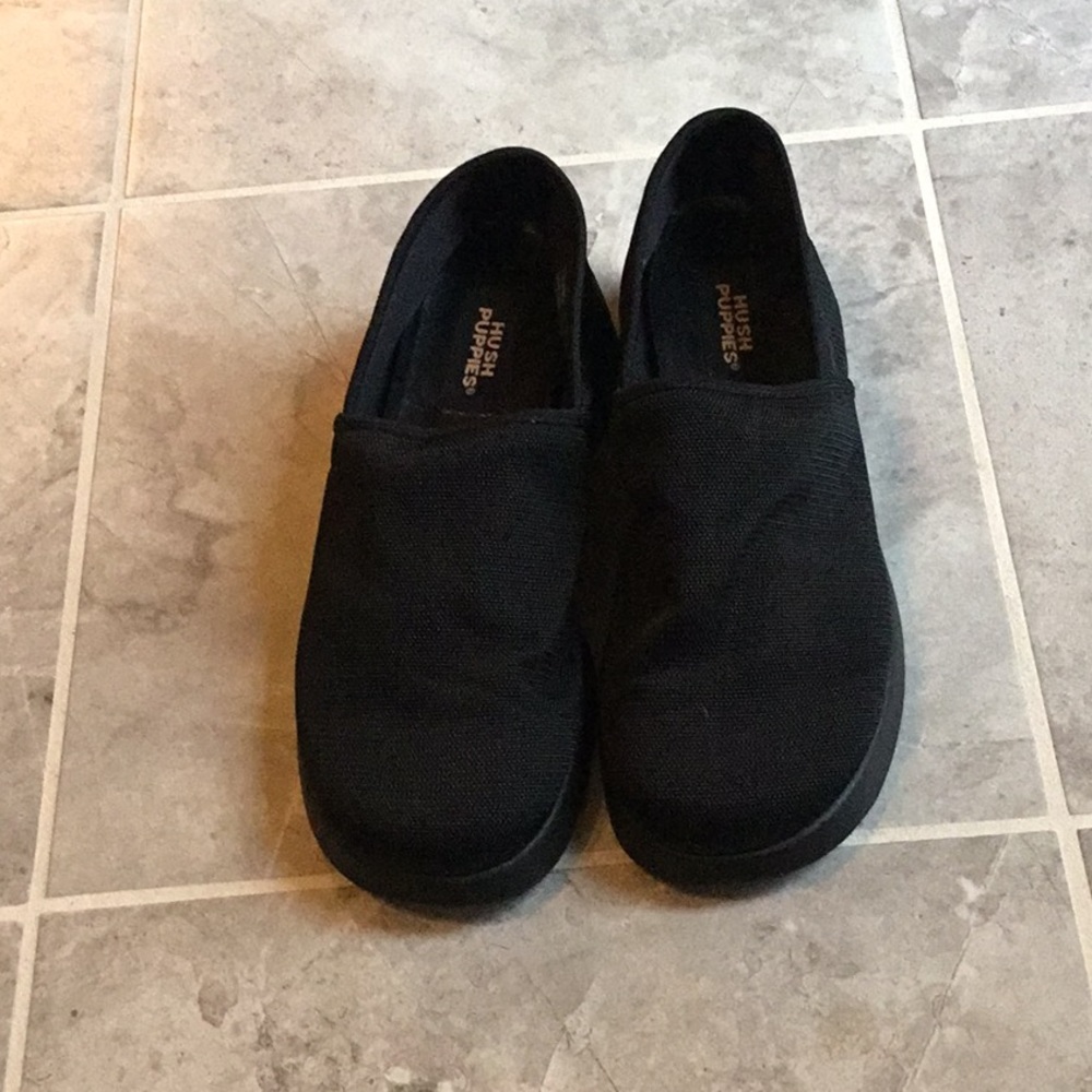 Hush puppy “loafers”